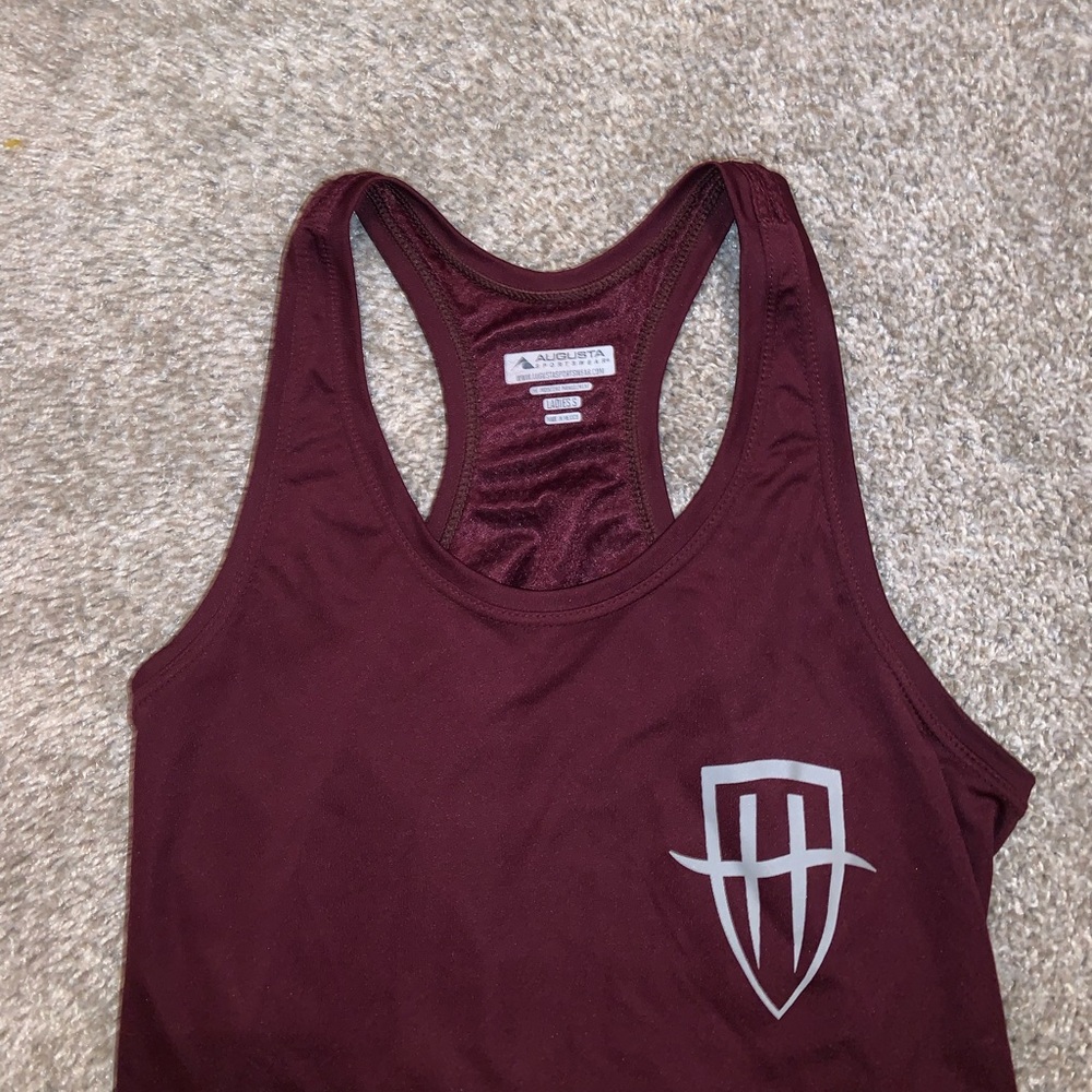 Augusta Sportswear Maroon tank top size S - Picture 4 of 7